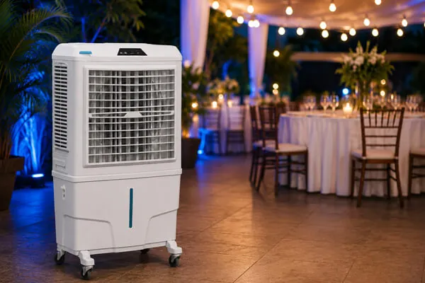 Evento climatizado com equipamentos da K10